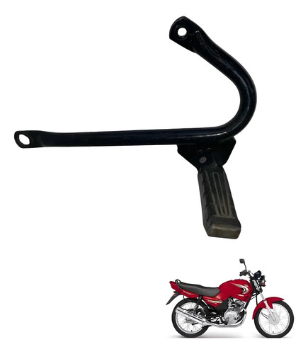 Suporte Pedaleira ESQUERDO Ybr 125 Original Usado - 625