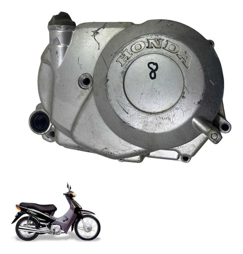 Tampa Lateral Direita Honda Motor Biz 100 2012 7217 Cinza