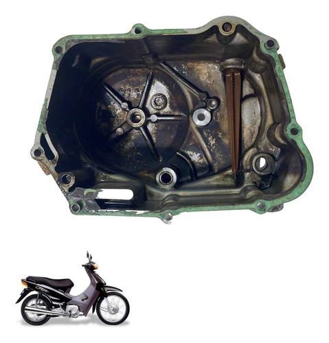 Tampa Lateral Direita Honda Motor Biz 100 2012 7217 Cinza 4