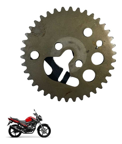 Engrenagem Corrente Comando Yamaha Ybr 150 2022   -3959 4