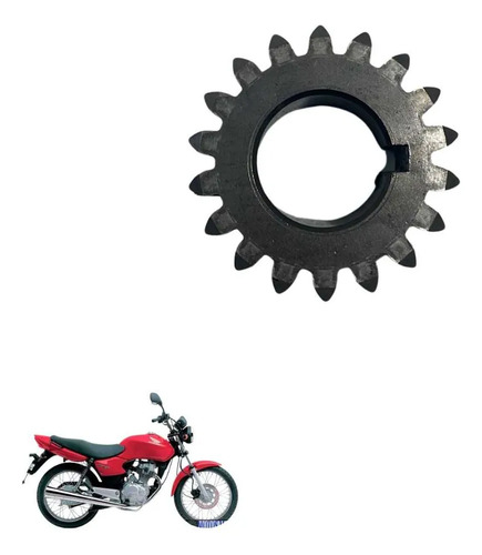 Engrenagem Virabrequim Honda Cg 125 2000 Original 2