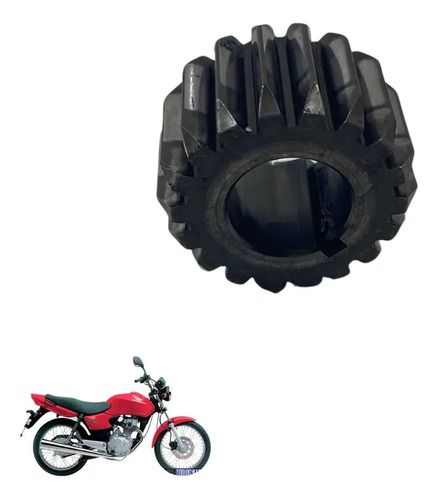Engrenagem Virabrequim Honda Cg 125 2000 Original 4