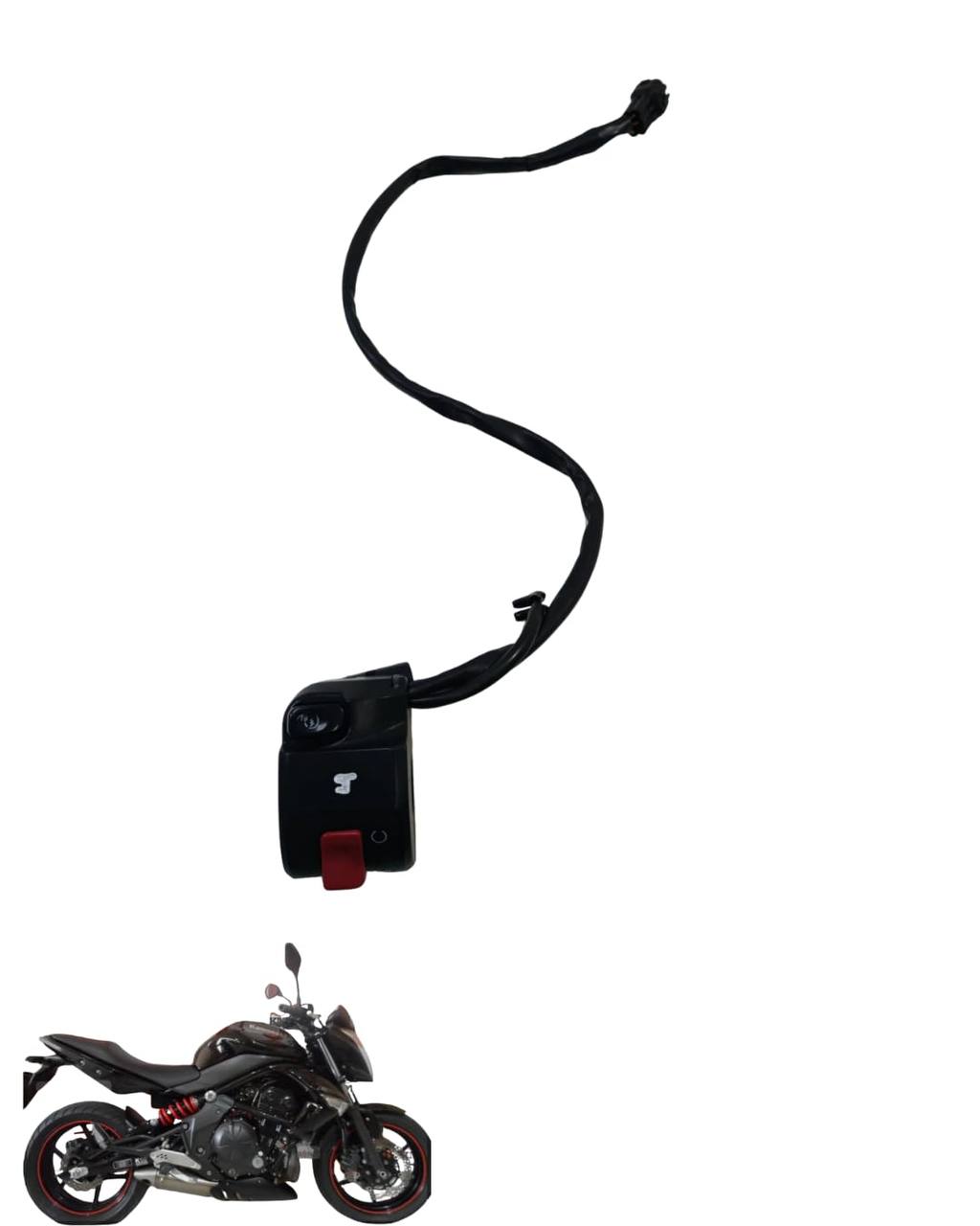 Chave Punho Partida Kawasaki Er-6n 2010 2012 9343 2