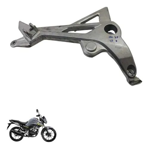 Pedaleira Traseira Direita Cg Honda Titan 160 2016 2024 7635 6