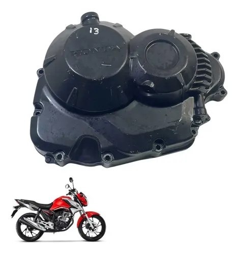 Tampa Embreagem Honda Cg 160 Titan Fan Start Original -3044 Preta