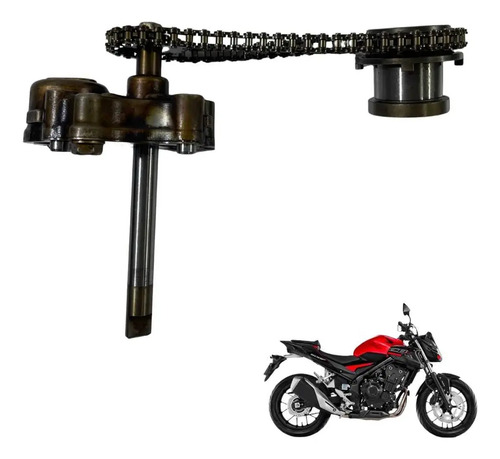 Bomba De Oleo E Engrenagem Cb 500f Honda Original Usado -664