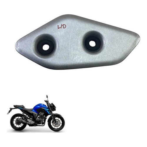 Protetor  Pedaleira Direita Yamaha Fazer 250 2018 2026 7370
