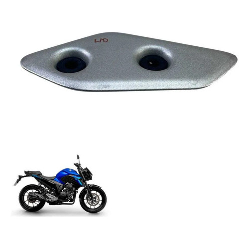 Protetor  Pedaleira Direita Yamaha Fazer 250 2018 2026 7370 3