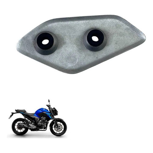 Protetor  Pedaleira Direita Yamaha Fazer 250 2018 2026 7370 4