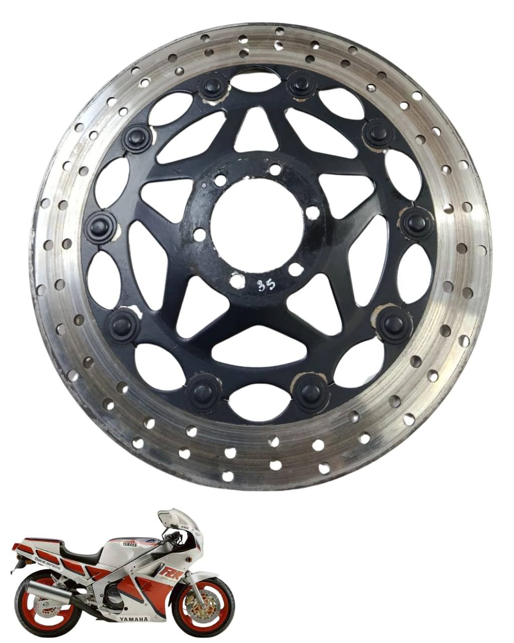 Disco Freio Dianteiro Fzr 1000 1988 9161 3