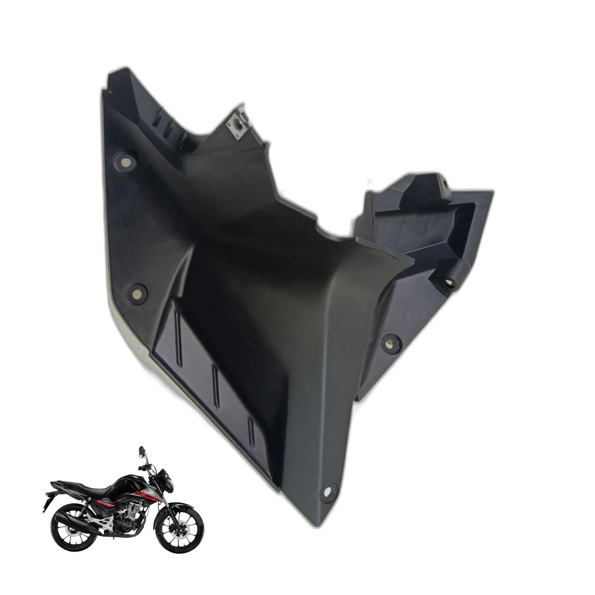 Carenagem complemento aba tanque direita Cg 160 2025 9940