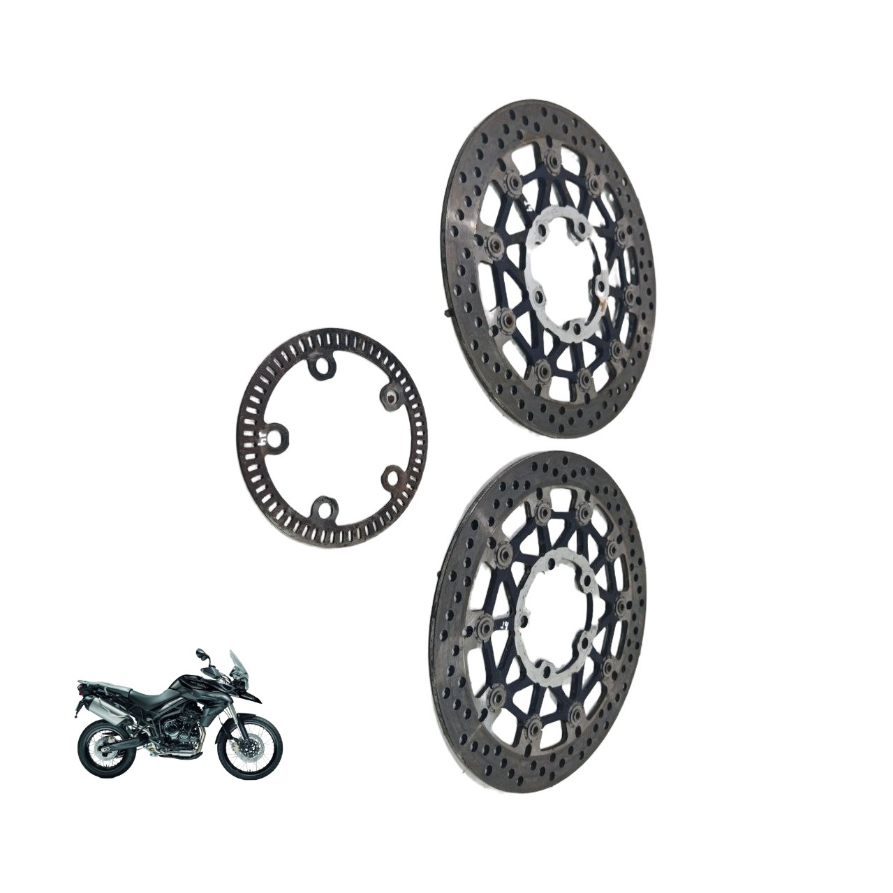 Kit disco freio dianteiro Triumph Tiger 800 2015/2017 15464