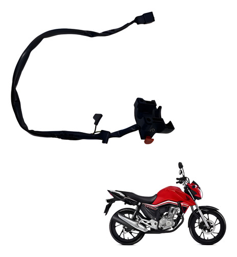 Chave De Partida Inferior Honda Fan 160 2019 Original -1155