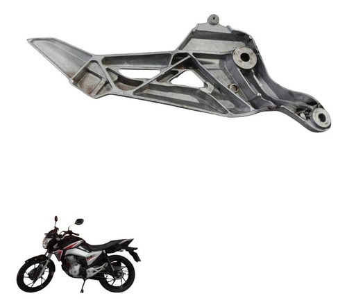Pedaleira Traseira Direita Cg Honda Titan 160 2016 2024 7637 8