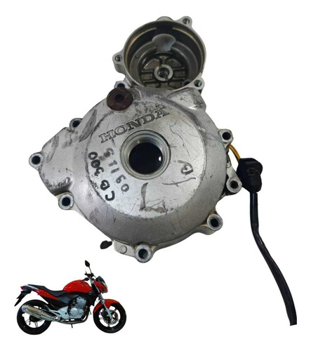 Tampa Estator Cb 300 2009 2015 8098 Cinza 2