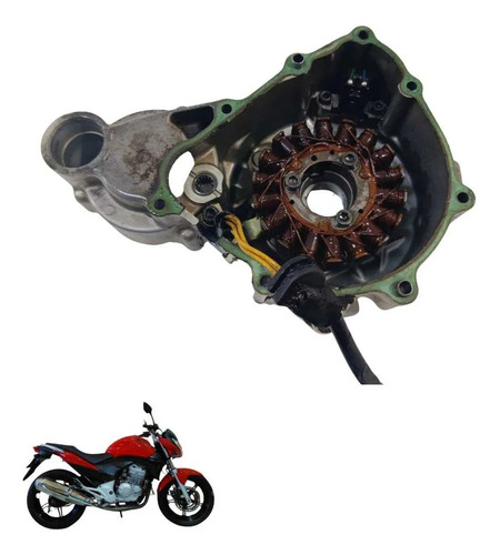 Tampa Estator Cb 300 2009 2015 8098 Cinza 4