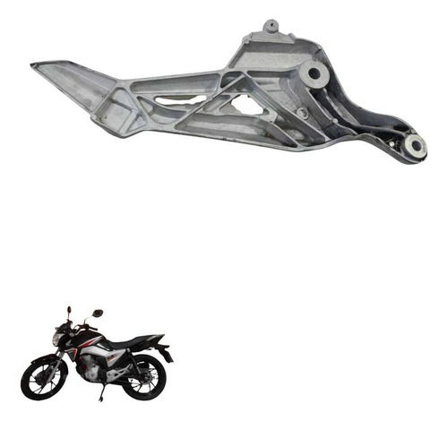 Pedaleira Traseira Esquerda Honda Cg 160 2016 A 2024 7625 2