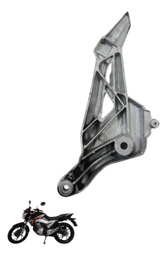 Pedaleira Traseira Esquerda Honda Cg 160 2016 A 2024 7625 4