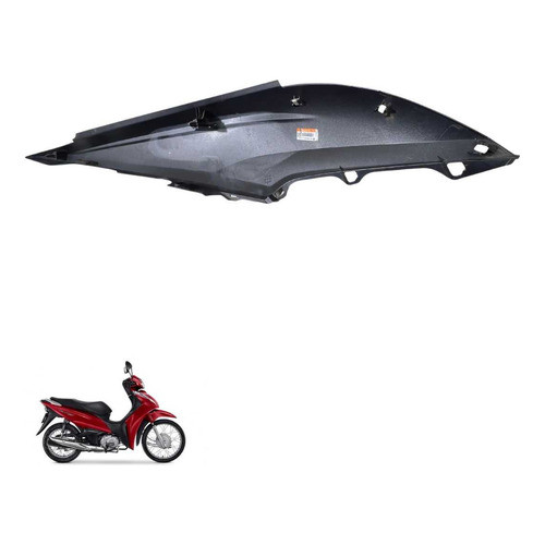 Carenagem Lateral Direita Honda Biz 110i 2019 C/detalhe-3140 Preto 5