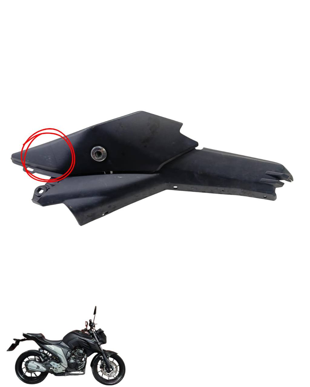 Rabeta Traseira Com Detalhe Yamaha Fazer 250 2023 Esquerdo