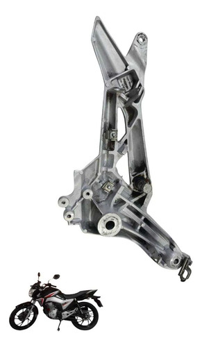 Pedaleira Traseira Direita Honda Cg 160 2016 2024 7627 2
