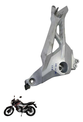 Pedaleira Traseira Direita Honda Cg 160 2016 2024 7627 3