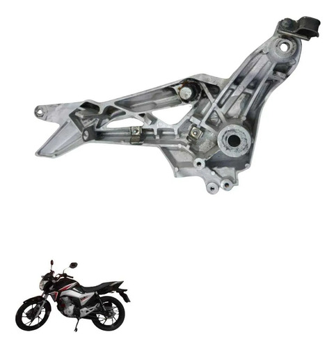Pedaleira Traseira Direita Honda Cg 160 2016 2024 7627 4