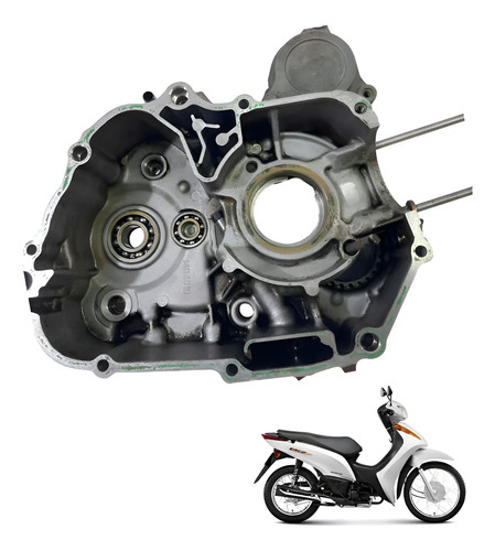 Bloco Motor Carcaça Numerada Baixada Honda Biz 110 Ks -1171