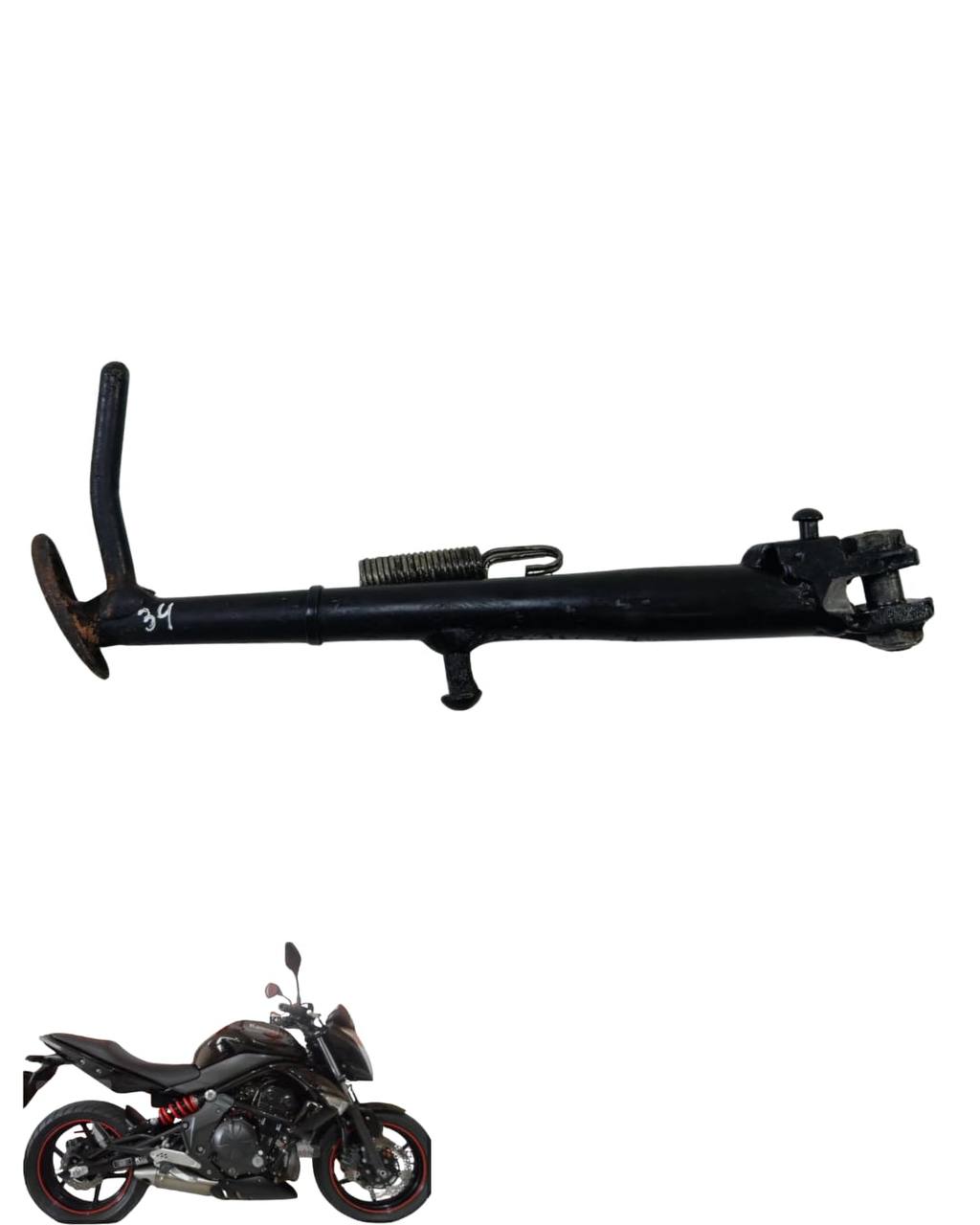Descanso lateral Kawasaki ER-6N 2010 a 2012 9373 2