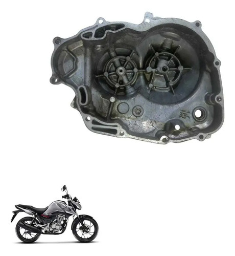 Tampa Embreagem Honda Cg 160 Titan Fan Start Original Prata 2