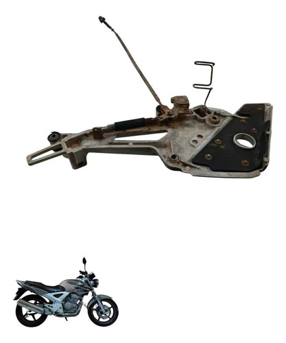 Suporte Pedaleira Cbx 250 Twister 2001 A 2008 8464 Cinza 4