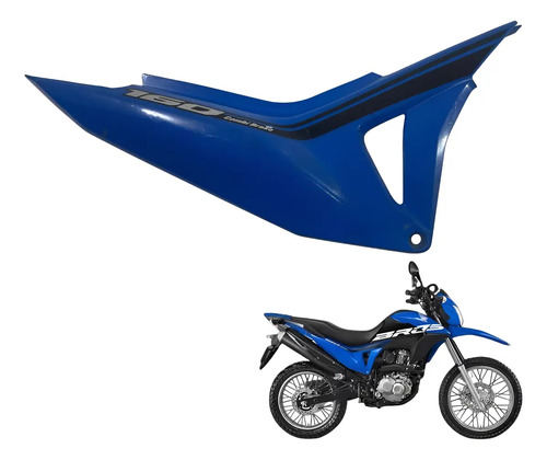 Tampa Lateral Lado Direito  Bros 160 2018 Usado Azul -765 Azul