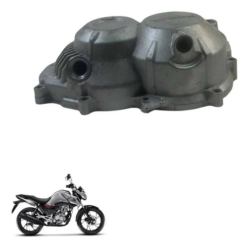 Tampa Embreagem Honda Cg 160 Titan Fan Start Original  -3065 Prata 3