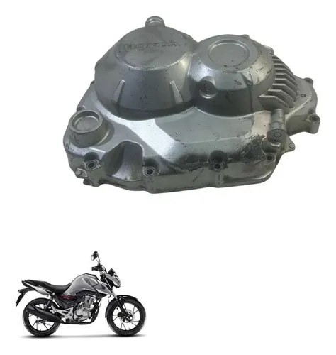 Tampa Embreagem Honda Cg 160 Titan Fan Start Original  -3065 Prata 4