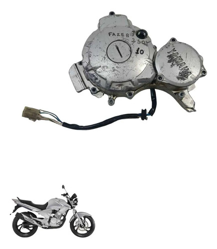 Tampa Estator Yamaha Fazer Ys 250 2010 8094 Cinza