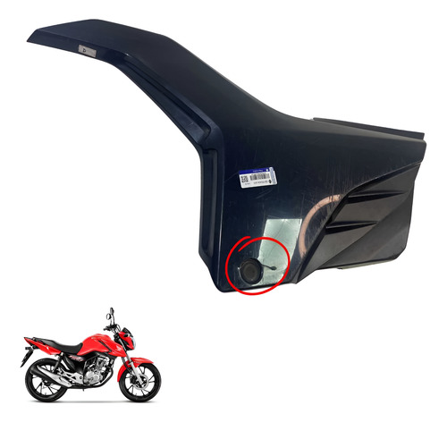 Carenagem Lateral Esquerda Honda 160 Fan  Original C/detalhe