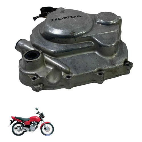 Tampa Motor Lateral Direita Honda Cg 125 2000 7047 3