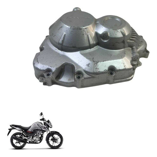 Tampa Embreagem Honda Cg 160 Titan Fan Start Original  -3066 Prata 5