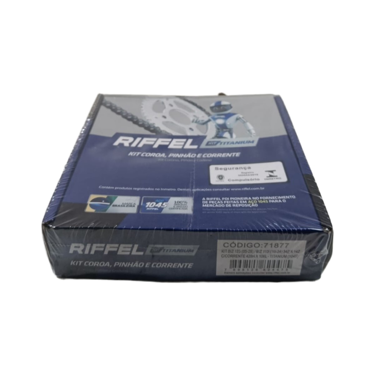 Kit Coroa Pinhao Corrente Biz 125 2005/2025