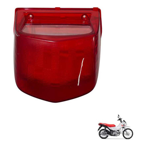 Lente Lanterna Pop 110 I 2016 A 2022 Original Ambos Lados Vermelho
