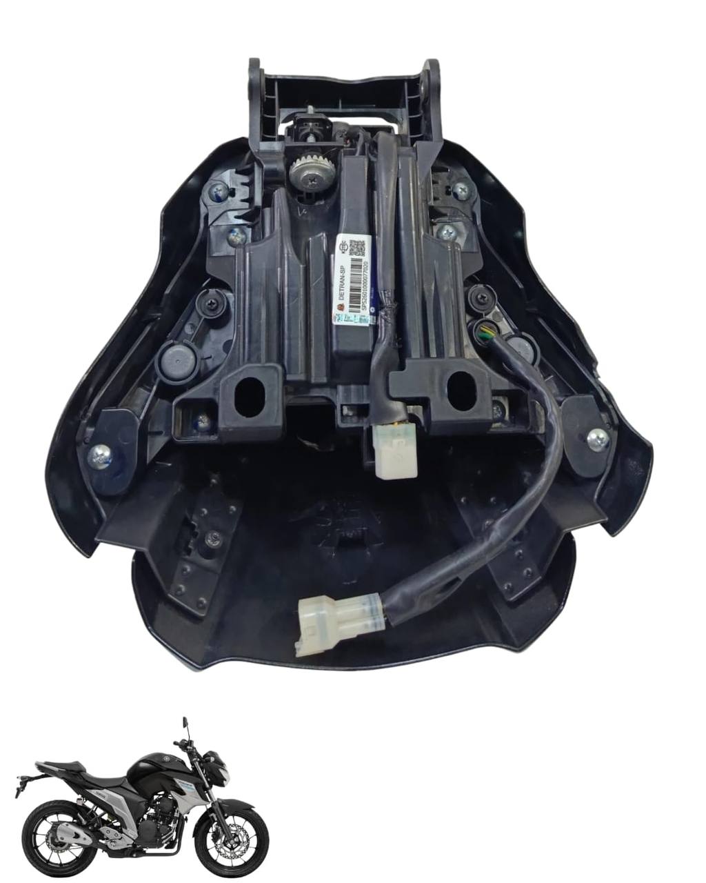 Farol Globo Óptico Yamaha Fazer 250 2018 2024 8969 2