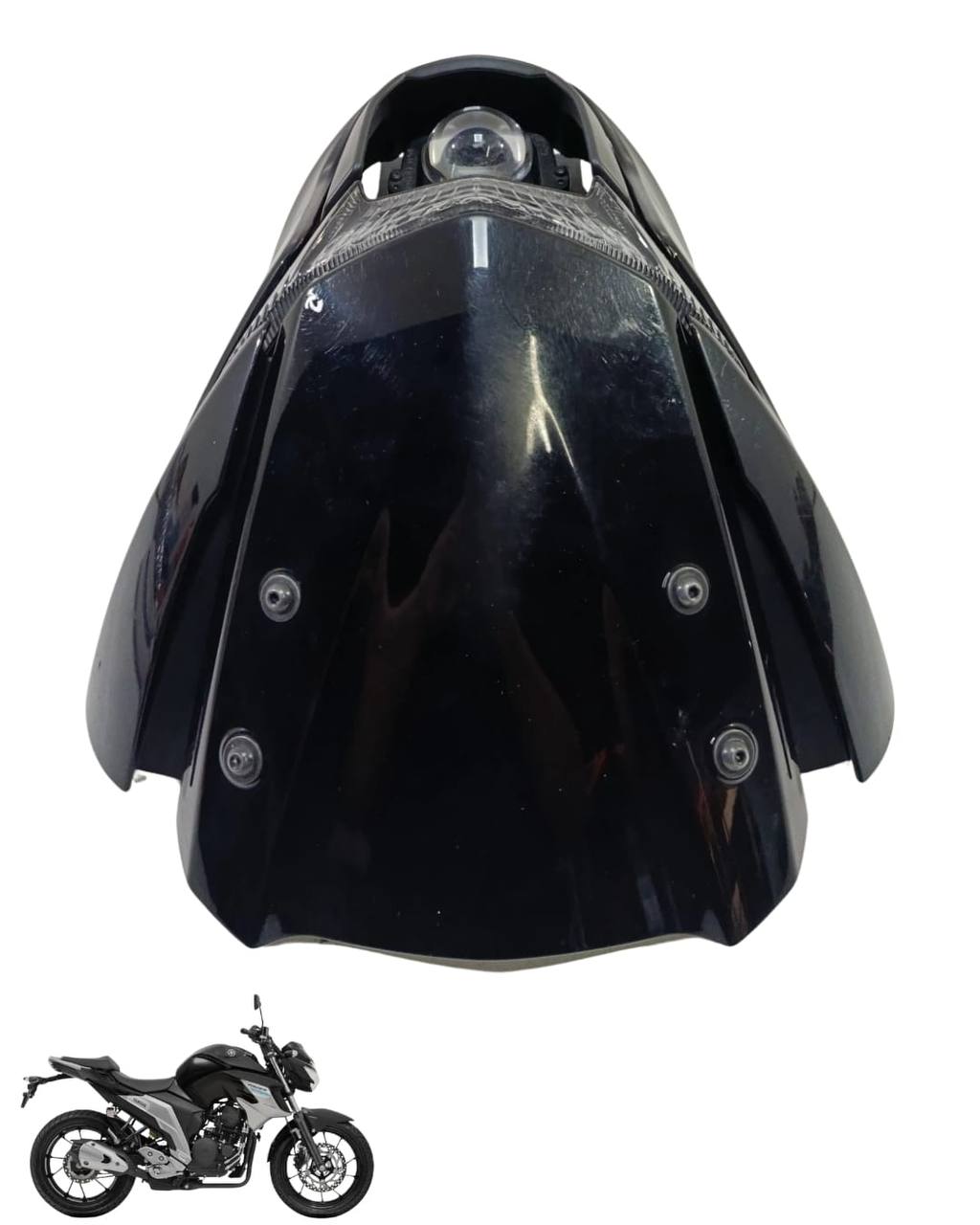 Farol Globo Óptico Yamaha Fazer 250 2018 2024 8969 3