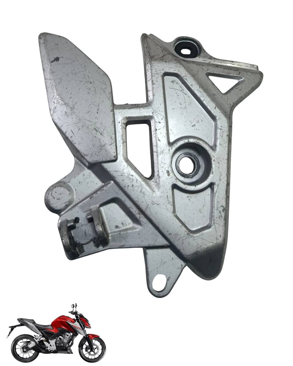 Suporte Pedaleira Bacalhau Cb Twister 300 2025 Direita 9088