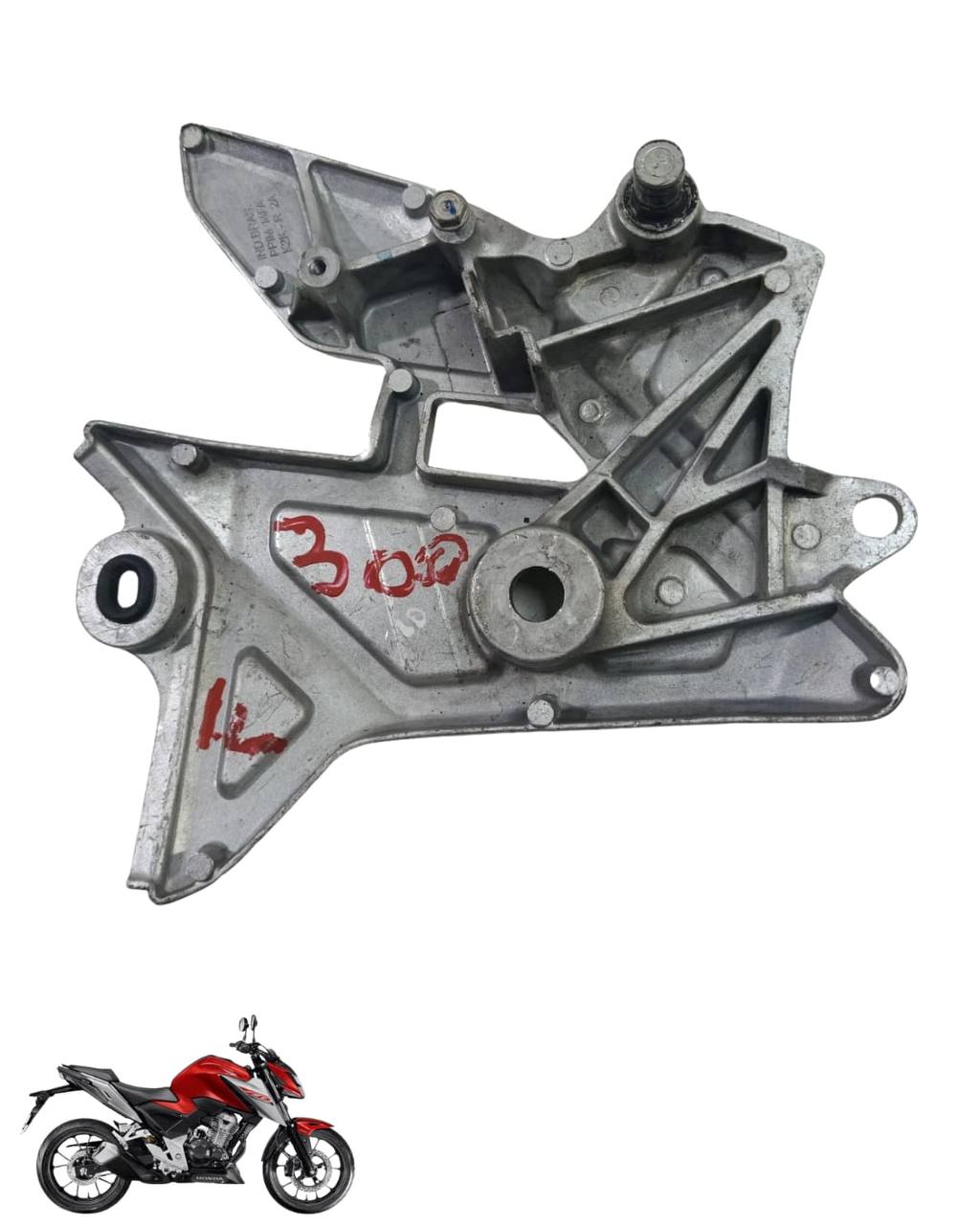 Suporte Pedaleira Bacalhau Cb Twister 300 2025 Direita 9088 2