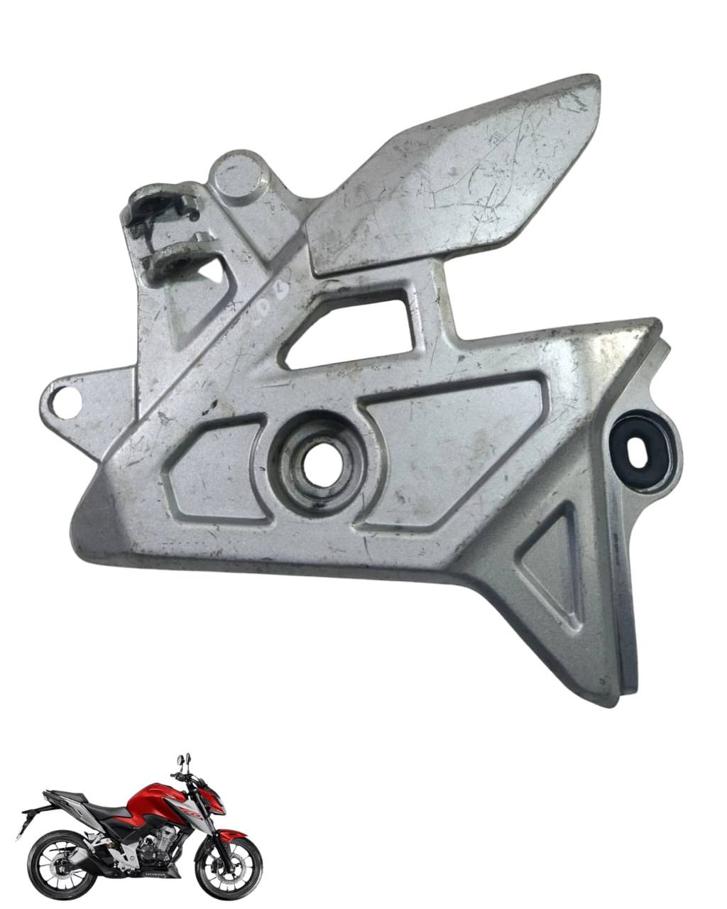 Suporte Pedaleira Bacalhau Cb Twister 300 2025 Direita 9089 4