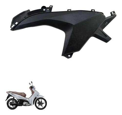 Carenagem Lateral Esquerda Biz 125 2025 8453 Preto 2
