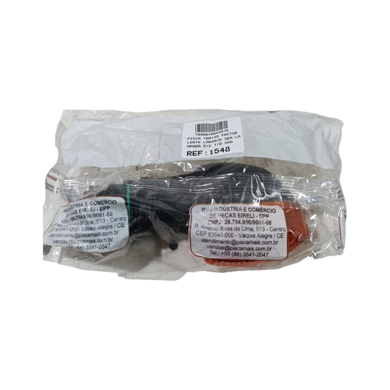 Pisca Fazer 250 Traseira Dianteira Amarela