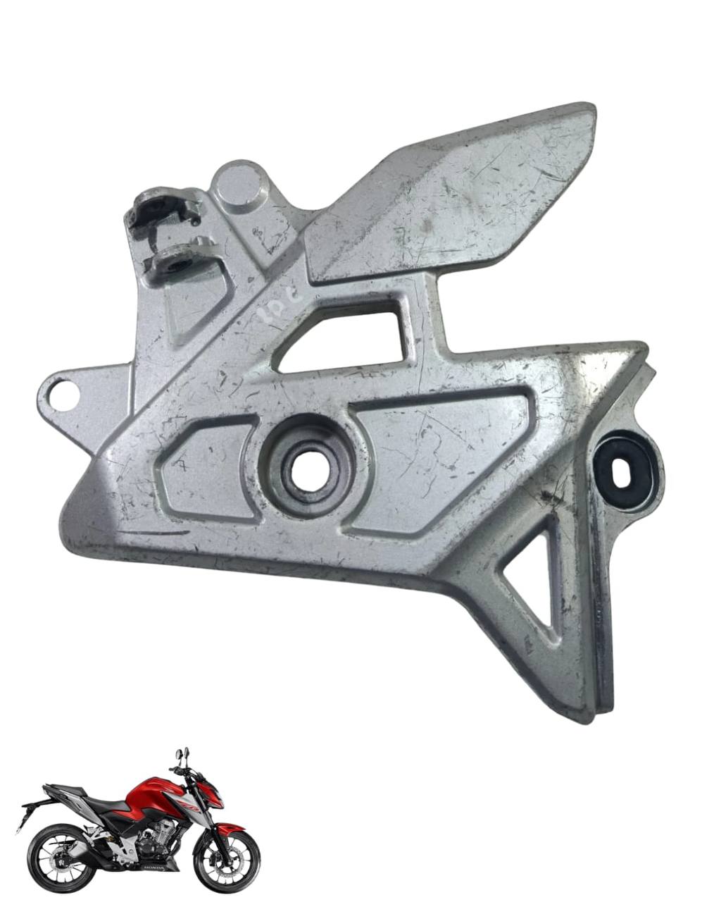 Suporte Pedaleira Bacalhau Cb Twister 300 2025 Direita 9090