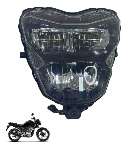 Farol Bloco Optico Honda Cg 160 2025 Original   -4337