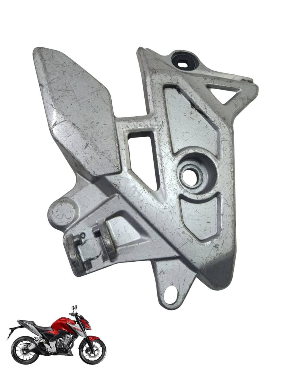 Suporte Pedaleira Bacalhau Cb Twister 300 2025 Direita 9091 4